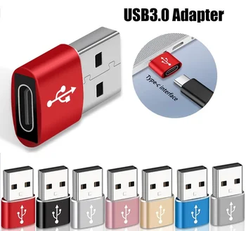100-as USB-C Típusú USB OTG-Adapter USB-C A Férfi-Micro USB-c-Típusú Női Átalakító Macbook Samsung S20 USBC OTG Csatlakozó