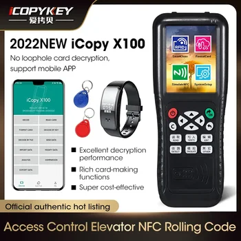 125KHz 13.56 MHz-es NFC Smart Kártya Olvasó Író RFID Fénymásoló X100 USB Port Kártya Programozó Sokszorosító Másolatot Titkosítva Kulcsok