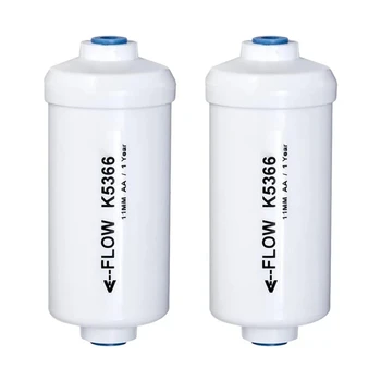2 Db Csere Fluorid Vízszűrő K5366 Kompatibilis A Gravitációs Víz Szűrő Rendszer, Víztisztító Elemek Könnyen Használható