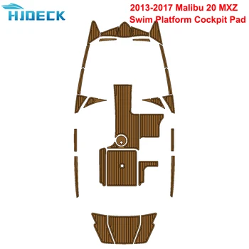 2013-2017 Malibu 20 MXZ Úszni Platform Pilótafülke Hajót Borító Tartozékok EVA Hab Teak Fedélzeti Emelet Pad Mat testre Szabható,