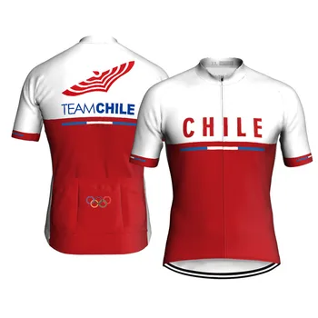 2022 Divat Nyári Chile Kerékpározás Jersey Rövid Ingek Kerékpár MTB Ruhát, Kabát, Lélegző Poliészter Downhill Sport Kupakos