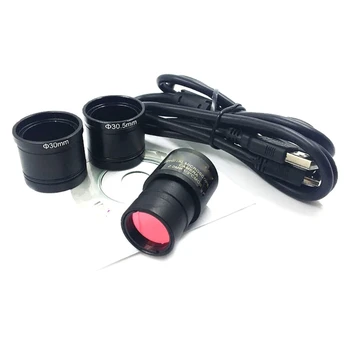 2MP CMOS USB Mikroszkóp Kamera Mikroszkóp 30 & 30.5 mm Adapter Gyűrű Hajó