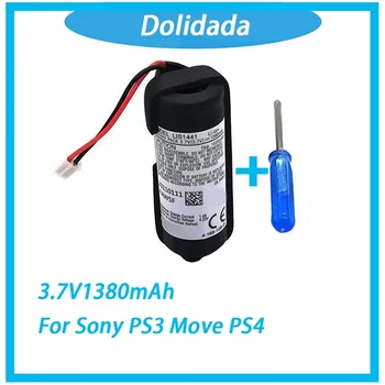 2db 3,7 V 1380mAh Lítium Akkumulátor Sony PS3 Move PS4 PlayStation Move Motion Controller Jobb Kéz CECH-ZCM1E LIS1441 LIP1450