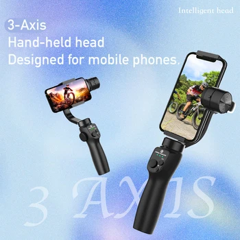 3-Tengelyes Gimbal Stabilizátor Okostelefon Összecsukható Kézi Telefon Videó Felvétel Vlog Anti-Stabilizátorral iPhone Android