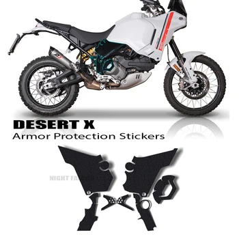 A Ducati Sivatagban X matricák DesertX 2022 - Motoros Test Megvastagodott Anti karcálló Csúszás Gumi Védő Matrica