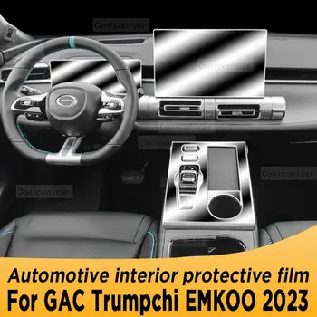 A GAC Trumpchi EMKOO 2023 Sebességváltó Panel Navigációs Autóipari Belső Képernyőn TPU Védőfólia Takarja Anti-Semmiből Matrica