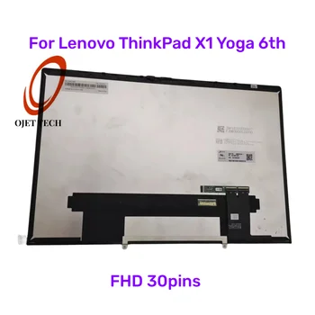 A Lenovo ThinkPad X1 Jóga 6. Érintse meg a Képernyő EDP 30PIN X1 Jóga 6 GEN LCD Közgyűlés 14 Hüvelykes Kijelző Csere