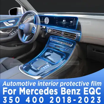 A Mercedes-Benz EQC 350 400 2018-2023 Sebességváltó Panel Navigációs Autóipari Belső Képernyő Védő Fólia TPU Anti-Semmiből
