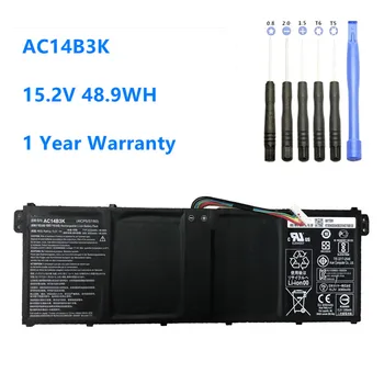 AC14B3K 15.2 V 3220mAh Laptop Akkumulátor Acer Aspire R5-571T R5-571TG S14 CB3-511 Swift 3 3S F314-51 R 11 R3-131T S14 AC14B8K