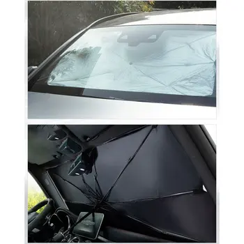 Autós Napellenző Belső Ablakon Nap Árnyékba Borító UV Protector Nap Vak Esernyő SUV Sedan Szélvédő Tartozékok