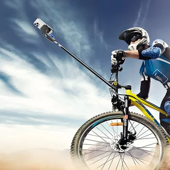 Biciklizés anti shake önarckép telefon tartó, Szeizmikus bővítő rack, Mountain bike Insta360 sport kamera-GoPro Univerzális