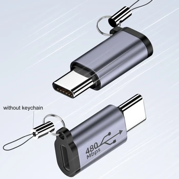 C-típusú Mikro USB-Mini USB Adapter Átalakító 18W Alumínium Csatlakozó 480Mbps Digitális Kamera, GPS Vevő