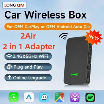 CarlinKit 2air Vezeték nélküli Android Auto Box Vezeték nélküli CarPlay Adapter Okos Autó Ai Doboz WiFi Bluetooth-Auto Connect Ford Toyota