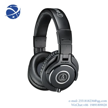 Eredeti Audio-Technica ATH-M40x Szakmai Monitor Fejhallgató Over-ear Headset HiFi Összecsukható Fülhallgató w/ Levehető Kábel