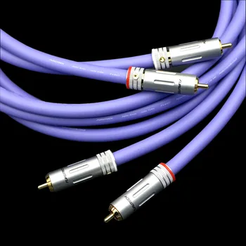 Eredeti Furutech FA-aS22(Alfa S22) OCC HiFi audió kábel szerelve Furutech RCA24K arany csatlakozó kábel HIFI 2RCA, hogy 2RCA kábel