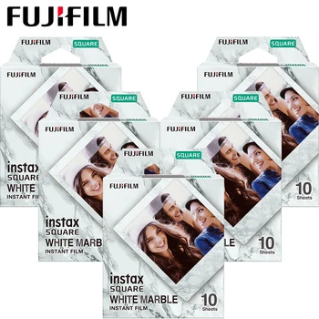 Fujifilm Instax Szögletes Fehér Márvány Keret, Film, Fotó Papír (10-50 lap) A SQ10 SQ6 SQ20 Instant Film Kamera Megosztás SP-3