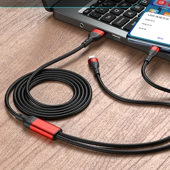Gyors Töltés Típus-C kábel Kábel 66W Tápellátás Tabletta Fejhallgató