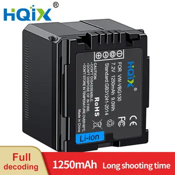 HQIX a Panasonic HDC-SD100 DX1 HS20 HS300 HS700 SD10 SD1PP TM350 HS250 VDR-D50 SDR-H48 H41 Kamera, VW-VBG130 Töltő Akkumulátor