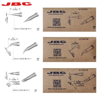 JBC C115 Tippek Eredeti C115-112 C115-118 C115-101 forrasztópáka Tippek A Precíziós JBC NASE-2C Sugon T28 T36 Forrasztó Állomás