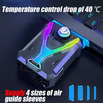 JÉG COOREL Laptop Hűtő CPU Hőmérséklet Gyors Legördülő Pad Erős Szellőztető Ventilátorok Okos Laptop Hűtő 12-17inch Notebook