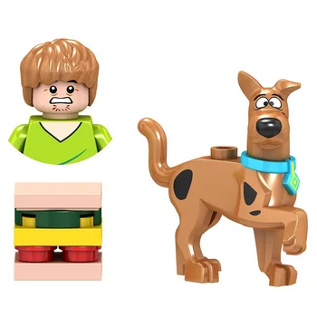 Kompatibilis 75900 75901 Scooby Doo Építőkövei Mini Figura Játékok