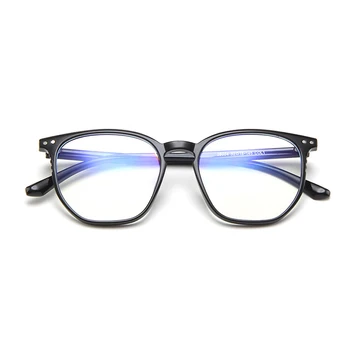 Kék Fény Ellenálló Szemüveg Nők Átlátszó Keret Túlméretezett Férfiak Lapos Könnyű Szemüveg, Játék, Számítógép, Kényelmes Optikai