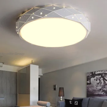 Kör alakú LED Mennyezeti Fény Geometriai Diamond Üreges Mennyezeti Lámpa Hálószoba Világítás Modern, Minimalista Mennyezet Dekor Lámpa