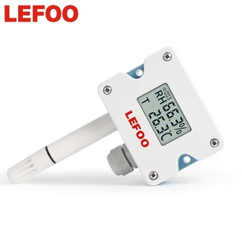 LEFOO Fal Típus Hőmérséklet, illetve a Páratartalom Távadó RS485 Digitális LCD Kijelző Üvegházhatású Hőmérséklet, illetve a Páratartalom Érzékelő