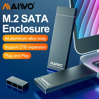 MAIWO M. 2 SATA Mobil Merevlemez Doboz SATA USB 3.0 Interfész SSD szilárdtestalapú Meghajtó dobozát, Laptop M2-es All-alumínium Külső Doboz