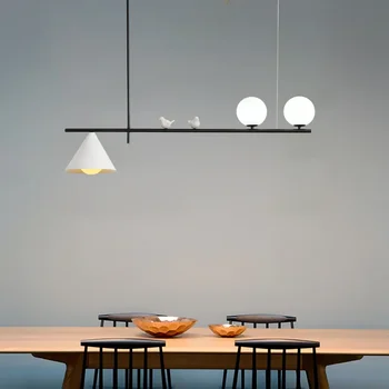 Modern Sáv Számláló Csillár Étterem, Étkező Asztal Lógó Lámpa Nappali Medál Fény Étkező lakberendezés