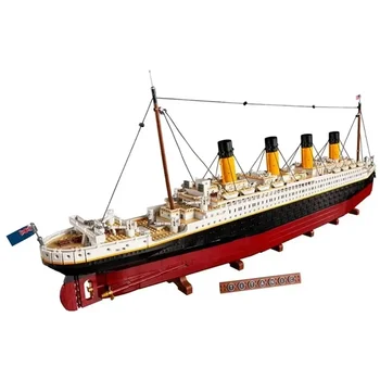 Raktáron 99023 Kompatibilis 10294 Titanic Nagy Tengerjáró Hajót, Gőzhajó tégla épület blokkok Gyermekek Diy Játékok Szerelmi Ajándékok