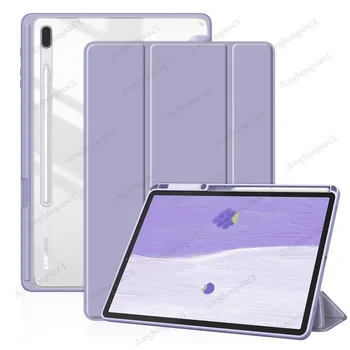 Samsung Galaxy Tab S9 S8 S7 S7 Plus FE SM-T970 Tablet Bőr Összehajtható Mágneses Fedezni Galaxy Tab S7 Plus S8 S7 S8 S9-Ügy
