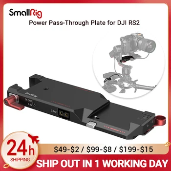 SmallRig Power Pass-Through Lemez DJI RS2 gyorskioldó Lemez a DJI RS 2 Támogatja a Manfrotto gyorskioldó 3251