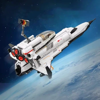 Space Shuttle építőkövei Össze gyerekjátékok, Puzzle Kínai Repülőgép-Sorozat Periférikus Kreatív Fiú Születésnapi Ajándék