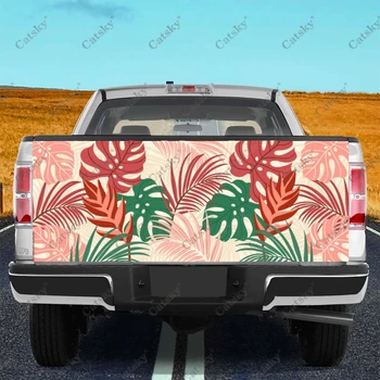 Színes Trópusi Autó matricák, teherautó hátsó dekoráció, festés, autó módosítás matrica, autó kiegészítők, hátsó matricák