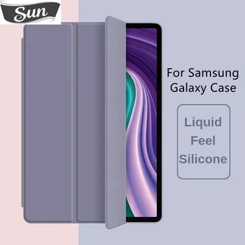 Tablet tok Samsung Galaxy Tab A8 2021 SM-X200 SM-X205 Esetben Mágneses Smart Cover a Lap S6 Lite SM-P613 P619 A7 10.4 T500