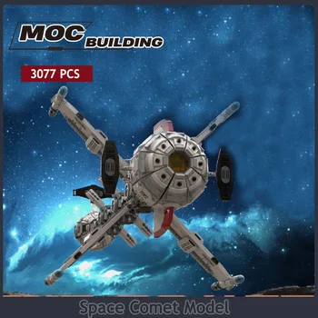 Tér Üstökös Modell Moc Építőkövei Űrhajó Diy Össze Technológia Tégla Kijelző Gyűjtemény Játékok, Karácsonyi Ajándékok,