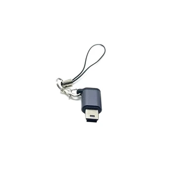 USB-C-Mini USB Adapter Anti-elveszett Rögzítésre Heveder Alufelni Csatlakozó Adapter