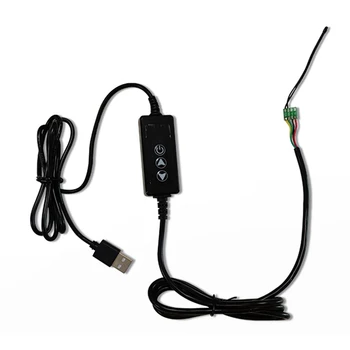 Új Mini USB-Termosztát Kapcsoló LED Digitális Vezérlő termosztát Hőmérő kiváló megjelenést biztosít DC 5-24V 12V